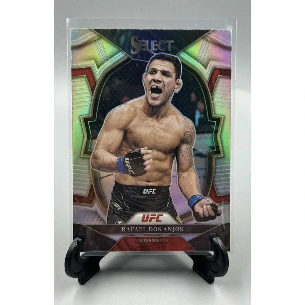 2023 #61 Rafael Dos Anjos Panini Select UFC Concourse Silver Holo‎